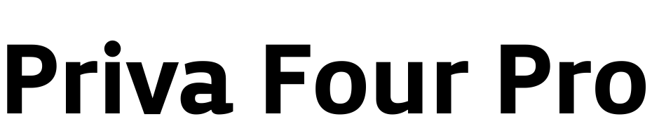 Priva Four Pro cкачати шрифт безкоштовно